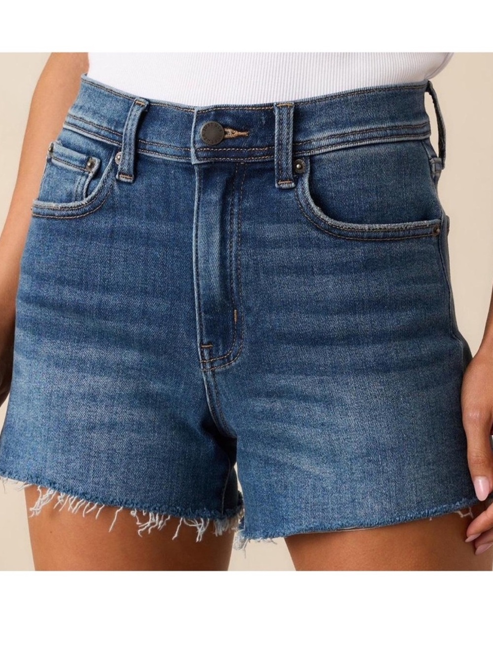 Madewell High Rise Denim Cutoff Shorts